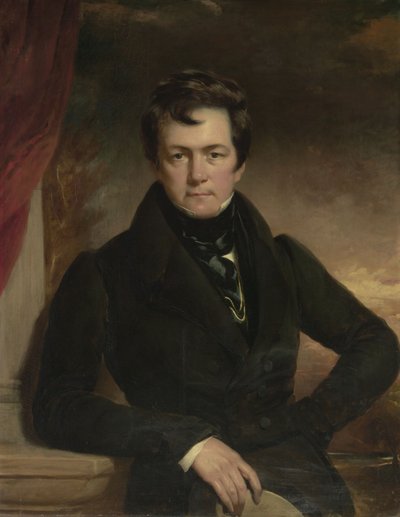 Portret van Charles Frederick Schlaberg, Londen, 1827 door Thomas Phillips